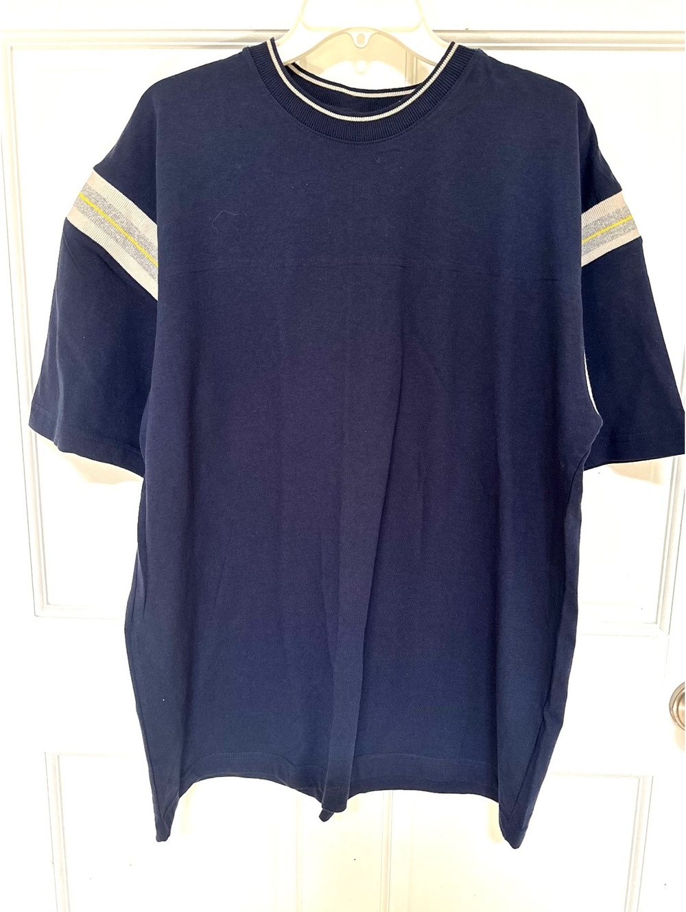 Navy Blue Cotton T-Shirt from Route 66 Original Clothing Co. size L